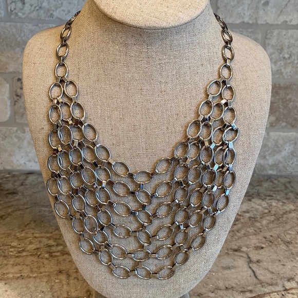 Steel by Design Jewelry - Stainless Steel Bib Necklace